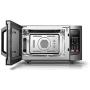 Toshiba EC042A5C-BS Countertop Microwave Oven with Convection, Smart Sensor, Sound On/Off Function and LCD Display, 1.5Cu.ft, Black Stainless Steel
