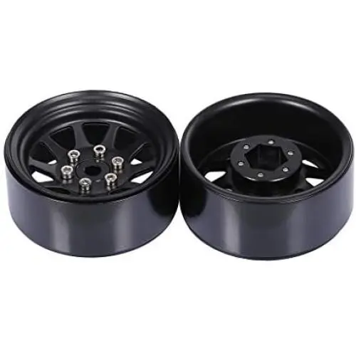 YU-NIYUT 2pcs/Set 1.9inch Metal Beadlock Wheel Rims Kit RC Car Spare Parts Accessories for 1/10 Hsp RC Crawler Buggy Car YU-NIYUT 2pcs/Set 1.9inch Metal Beadlock Wheel Rims Kit RC Car Spare Parts Accessories for 1/10 Hsp RC Crawler Buggy Car