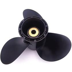 SouthMarine Aluminum Alloy Propeller 9 1/4x11 for Suzuki 9.9HP 15HP Outboard Motor 9 1/4 X 11