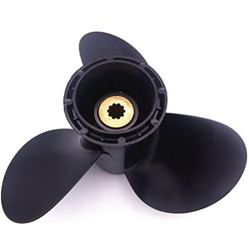 SouthMarine Aluminum Alloy Propeller 9 1/4x11 for Suzuki 9.9HP 15HP Outboard Motor 9 1/4 X 11