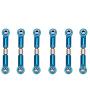 Bicaquu RC Car Link Rod, Steering Linkage Rod, Upgrade Parts Metal Universal RC Car for WLtoys 1/18 Model Car