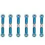 Bicaquu RC Car Link Rod, Steering Linkage Rod, Upgrade Parts Metal Universal RC Car for WLtoys 1/18 Model Car