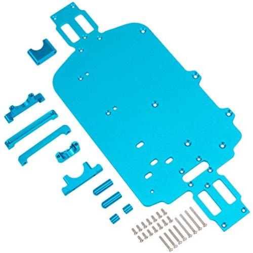 1 Set Metal Chassis for 1/18 RC WLtoys A949 A959 A969 A979 K929 A959-B A969-B A979-B K929-B Upgrade Parts (Blue)