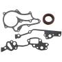 New Timing Chain Kit (2 Heavy Duty Metal Guide Rails & Bolts), Water Pump, & Oil Pump compatible with Toyota 2.4L Pickup 22RE 22REC 85-95