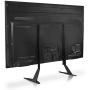 Mount-It! Universal TV Stand Base Replacement, Table top Pedestal Mount Fits 32 37 40 42 47 50 55 60 inch LCD LED Plasma TVs, 110 Lb Capacity