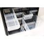 Homak 12-Drawer Parts Organizer, Black, HA01012001