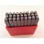 36pc 1/8'' 3MM Letter & Number Stamp Punch Set Hardened Steel, Metal Wood Leather