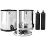 Big Berkey Gravity-Fed Water Filter with 2 Black Berkey Purification Elements