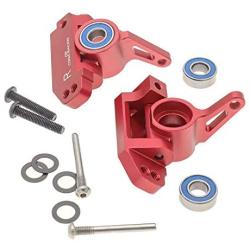 RC Alloy Caster Block&Steering Blocks for Traxxas 1/10 2WD Slash, Stampede, Rustler, Nitro Slash-Replaces Part 3632(Pair)