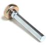 6 Set x Transglobal Mild Steel Roll Up End Hinge (Metallic)+Steel Roller (1.00'') Works with Freight Trailer Truck Roll Up Door (TG-69035, TG-61174)