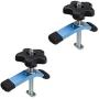 POWERTEC 71389 T-Track Mini Hold-Down Clamp, 3-5/8'' L x 3/4'' W – 2 Pack