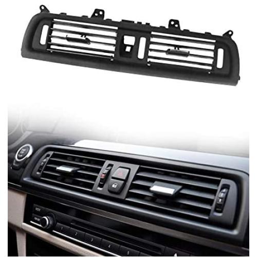 Exerock Air Vent Conditioning Front Interior Central Air Grille Compatible with BMW 5 Series 520, 523, 525, 528, 530, 535, 550 F10/F11 2010-2016