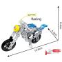 Alloy Motorcycle Building Block Toys, Creative Metal, Simulation Construction Toys Sets STEM Learning Toys, Best Gifts for Boys and Girls.