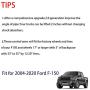KSP Upper Control Arm Suspension Kit Tubular Black Fit For F-150, Alignment Lift 0 to 2” for 2004-2020 F150, V2.0
