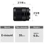 FE 35mm F1.8 Large Aperture Prime Lens (SEL35F18F)