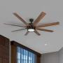 Honeywell Ceiling Fans 50609-01 Xerxes Ceiling Fan, 62, Oil Rubbed Bronze