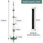 Juegoal Climbing Rope Swing with Platform and Disc Swing Set Rope Ladder for Kids Outdoor Tree Backyard Playground Swing