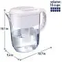 Brita Water Pitcher with 1 Filter, W 1 Std, White
