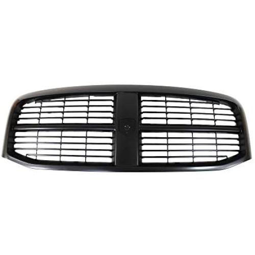 Perfit Liner New Replacement Parts Front Black Grille Compatible With DODGE RAM 06-08 Pickup Truck 1500 2500 3500 Fits CH1200280 5JY121SPAE