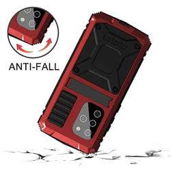 Case Compatible with Samsung S20 Plus(6.7''), (Military Grade Drop Protection)(Dustproof) Heavy Duty Rugged Military Cover with Kickstand Compatible with Samsung Galaxy S20 Plus(2020),Red