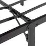 Amazon Basics Heavy Duty Non-Slip Bed Frame with Steel Slats, Easy Assembly - 18''H, (King) Amazon Basics Heavy Duty Non-Slip Bed Frame with Steel Slats, Easy Assembly - 18''H, (King)