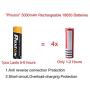 Rechargeable Tactical Flashlight High Lumens LED 18650 5000mAh Battery Charger USB Cable Gift Box Included L2 Waterproof Big Torch Portable Adjustable Aluminum Flash Light For Emergency Camping Hiking