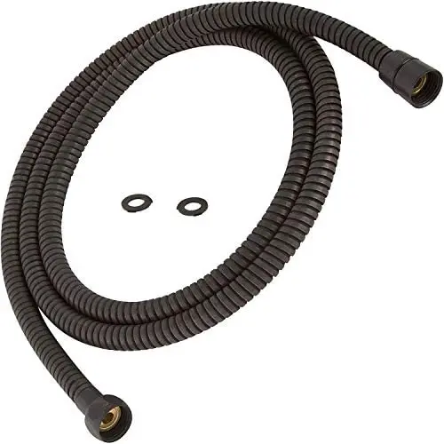 TRIPHIL Kink-free Shower Hoses Extra-long for Handheld Showerhead Hose Replacement Flexible Metal Shower Tube Extension Anti-twist 2 Brass Connectors Stainless Steel Sleeve Oil Rubbed Bronze 71 Inch TRIPHIL Kink-free Shower Hoses Extra-long for Handheld Showerhead Hose Replacement Flexible Metal Shower Tube Extension Anti-twist 2 Brass Connectors Stainless Steel Sleeve Oil Rubbed Bronze 71 Inch
