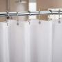 Amazer Shower Curtain Hooks Rings, Rust-Resistant Metal Double Glide Shower Hooks for Bathroom Shower Rods Curtains, Nickel, Set of 12 Rings