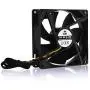 AAB Cooling Black Silent Fan 9 - Silent and Efficient 92mm Fan with 4 Anti-Vibration Pads, PC Fan, Computer Fan, 12V, CPU Fan, Quiet Fan AAB Cooling Black Silent Fan 9 - Silent and Efficient 92mm Fan with 4 Anti-Vibration Pads, PC Fan, Computer Fan, 12V, CPU Fan, Quiet Fan