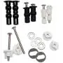 Universal Toilet Seats Screws and Bolts Metal - Toilet Seat Hinges Bolt Screws Toilet Seat Fixings Expanding Rubber Top Nuts Screws Mount Seat Hardware Toilet Seat Replacement Parts Kit(5 Choices) Universal Toilet Seats Screws and Bolts Metal - Toilet Seat Hinges Bolt Screws Toilet Seat Fixings Expanding Rubber Top Nuts Screws Mount Seat Hardware Toilet Seat Replacement Parts Kit(5 Choices)