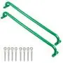 Purife 37 Long Playhouse Ladder Handle (1 Pair-500LBS )-Metal Green Playground Safety Handle, Swing Set Grab Handles, Playset Kids Handle Bar, Hand Grip for Treehouse, Jungle Gym, Rock Climbing Wall Purife 37 Long Playhouse Ladder Handle (1 Pair-500LBS )-Metal Green Playground Safety Handle, Swing Set Grab Handles, Playset Kids Handle Bar, Hand Grip for Treehouse, Jungle Gym, Rock Climbing Wall