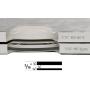 Universal TFX 0005006 - Auto Customizing Dual Pinstripe - 5/16'' x 150 (1/8” Stripe, 1/8'' Gap, Then 1/16” Stripe) - 006-Aqua