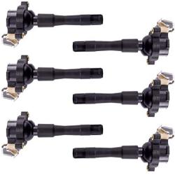 UF354 Set of 6 Ignition Coils Compatible With BMW Land Rover Bentley Rolls-Royce L4 V6 V8 V12 Compatible with C1239 UF-300 UF-354