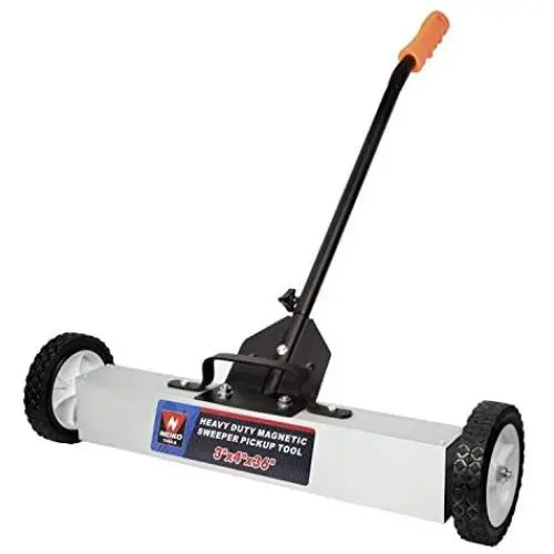 Neiko 53418A Magnetic Pick-Up Sweeper with Wheels 30 Lb, 36'' | Adjustable Handle & Floor Clearance Neiko 53418A Magnetic Pick-Up Sweeper with Wheels 30 Lb, 36'' | Adjustable Handle & Floor Clearance