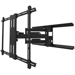 Kanto PDX700 Full Motion TV Wall Mount for 42-inch to 100-inch TVs | Supports up to 150 lbs (68 kg) | Swivel up to 90° | Tilt +15°/-3° | Black