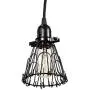 Rustic State Lampa Small Light Cage Metal Lamp Shade Black Set of 8 Rustic State Lampa Small Light Cage Metal Lamp Shade Black Set of 8