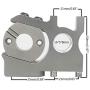 YU-NIYUT Parts Accessories Metal Brushless Motor Mounting Holder for Kyosho HSP FS RC Car 8456 Motor 1/8 Buggy Truggy Truck