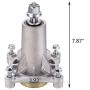 Spindle Assembly Fits for Craftsman/Husqvarna/Ariens/Poulan,Mandrel for Craftsman Husqvarna Ariens Poulan Tractor Mower Deck, Come with All Mounting Hardware including Threaded Bolt and Grease Fitting