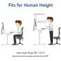 Flexispot Electric Height Adjustable Standing Desk, 48'' Sit Stand Up Computer Desk Workstation for Home Office (White Frame/White Desktop, 48 x 24 inch) Flexispot Electric Height Adjustable Standing Desk, 48'' Sit Stand Up Computer Desk Workstation for Home Office (White Frame/White Desktop, 48 x 24 inch)