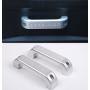 parts2010 2PCS Alloy Interior Door Grab Handle Silver For Land Rover Defender 1983-1996 1997 1998 1999 2000 2001 2002 2003 2004 2005 2006 2007 2008 2009 2010 2011 2012 2013 2014 2015 2016 2017 2018