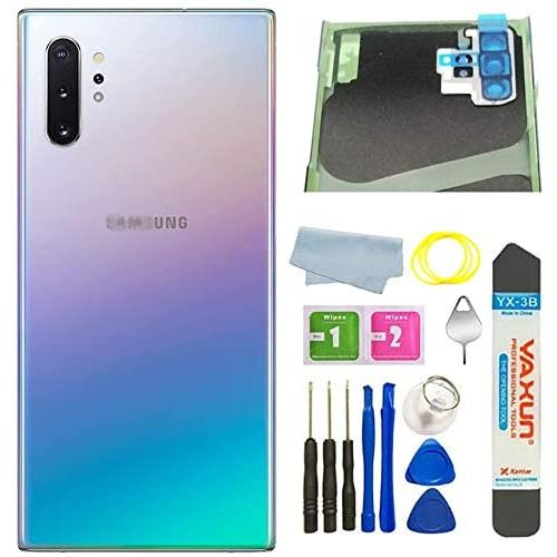 BSDTECH Galaxy Note 10 Plus Back Glass Cover Housing Door with Tape Parts Replacement for Samsung Galaxy Note10+ Note10 Plus 5G (Aura Glow)