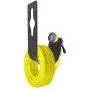 Gardzen 2-Pack Steel Wall-Mounted Heavy Duty Garden Hose Holder, Car Hose Holder, Carrier, Support for Garden Hose Hanger, with A Front Groove for Holding Spray Nozzle