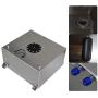 labwork Polished Aluminum 15 Gallon Racing Drift Fuel Cell Tank+Level Sender