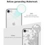 DTTO Compatible with iPhone SE Case 2020, Clear Soft TPU Cover Case [Lightening Series] with Metal Luster Edge for iPhone 7/8/SE 2020, 4.7 inch, Space Gray