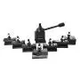 Accusize Industrial Tools Axa 8 Pc Wedge Type Quick Change Tool Post Set Including 2 Pcs Oversize Axa Style 1 Turning and Facing Holders, 0251-0118 Accusize Industrial Tools Axa 8 Pc Wedge Type Quick Change Tool Post Set Including 2 Pcs Oversize Axa Style 1 Turning and Facing Holders, 0251-0118