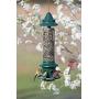 Squirrel Buster Plus Squirrel-proof Bird Feeder w/Cardinal Ring and 6 Feeding Ports, 5.1-pound Seed Capacity, Adjustable, Pole-mountable (POLE ADAPTOR SOLD SEPARATELY), Green