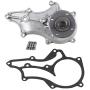 New Timing Chain Kit (2 Heavy Duty Metal Guide Rails & Bolts), Water Pump, & Oil Pump compatible with Toyota 2.4L Pickup 22RE 22REC 85-95