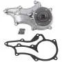 NEW Timing Chain Kit (2 Heavy Duty Metal Guide Rails) with Water Pump, & Graphite Head Gasket compatible with 85-95 Toyota 2.4L 4Runner Pickup Celica 4-Cylinder SOHC 8-Valve Engine 22RE 22REC