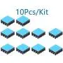 Awxlumv 10pcs Small Mini Heatsink Kit with Thermal Conductive Double Sided Tape Aluminum Heat Sink for Cooling VRM GPU Stepper Driver MOSFET VRam Regulators Awxlumv 10pcs Small Mini Heatsink Kit with Thermal Conductive Double Sided Tape Aluminum Heat Sink for Cooling VRM GPU Stepper Driver MOSFET VRam Regulators