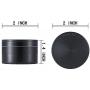 Golden Bell 4 Piece 2'' Spice Herb Grinder - Color:Black